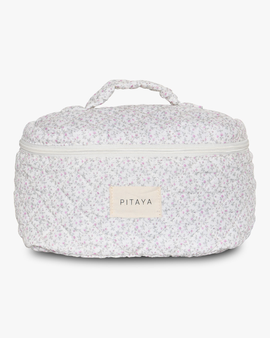 Large Makeup Bag - Purple Flower