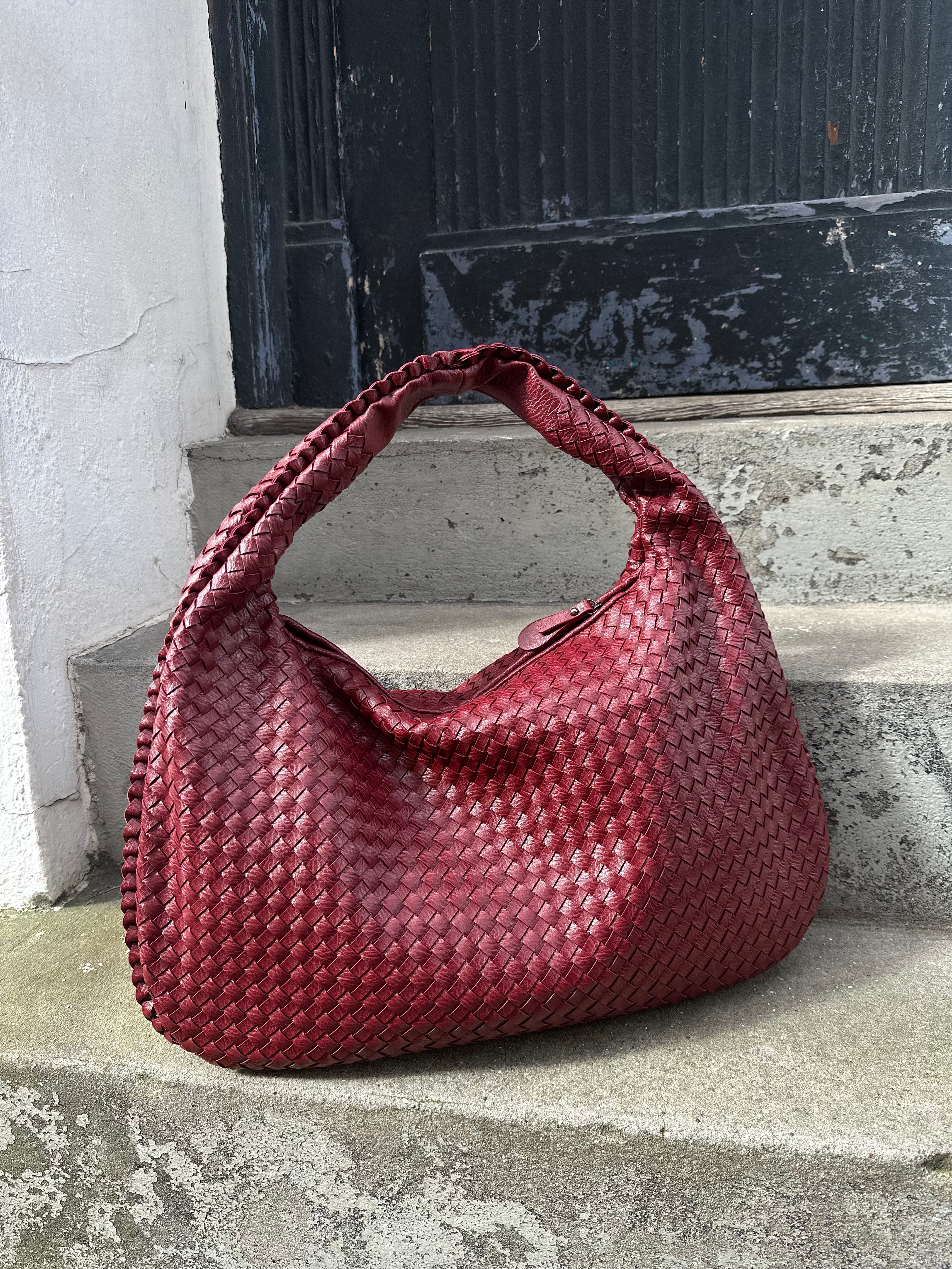 Dark red clearance purse