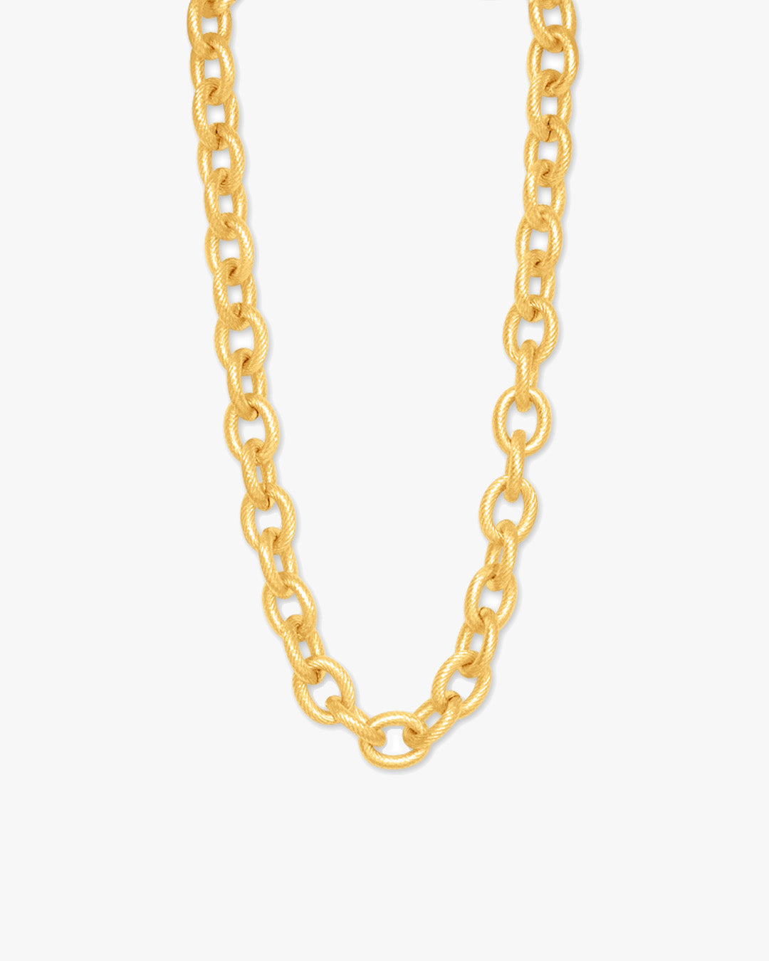 Julie Chunky Chain Necklace - Gold Plated