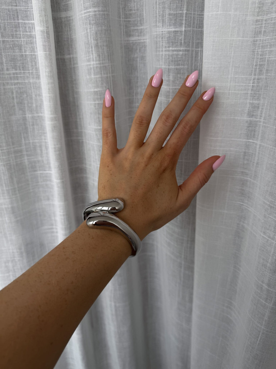 Klara Chunky Bracelet - Silver Plated