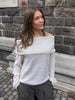 Sally Off Shoulder Knit - Off White