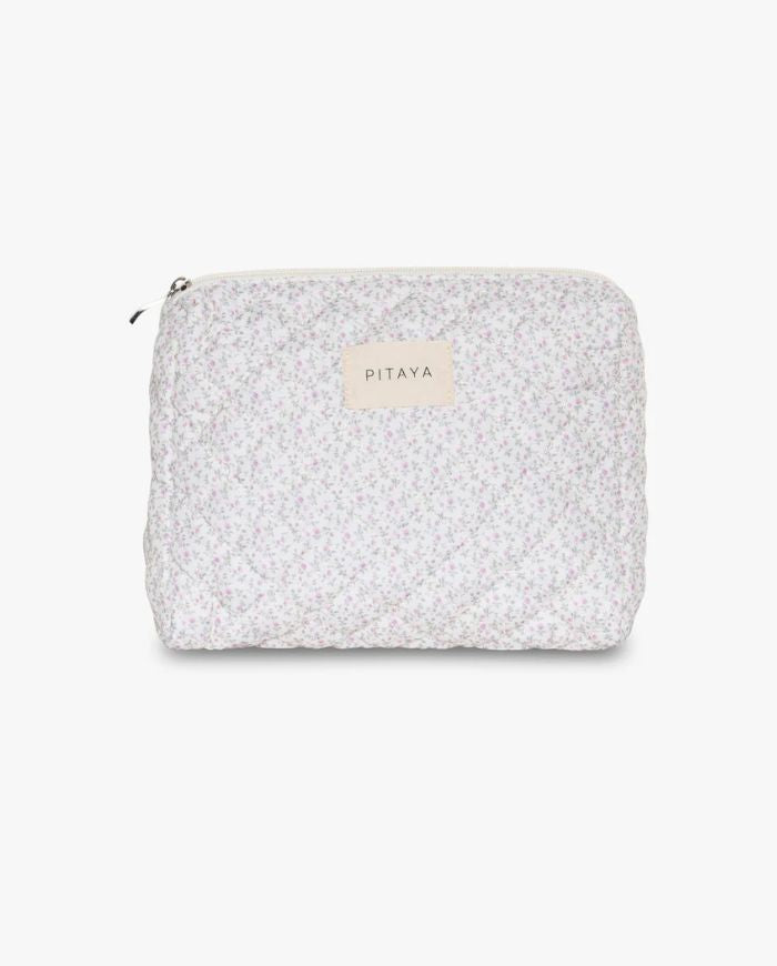 Medium Makeup Bag - Purple Flower