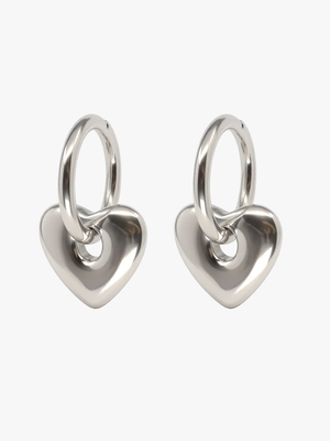 Josephine Heart Earrings - Stainless Steel