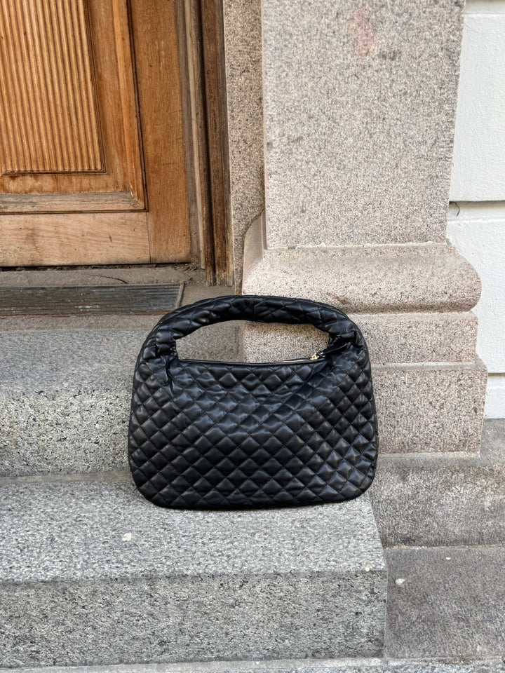 Preloved Rosa Quilt Bag - Black