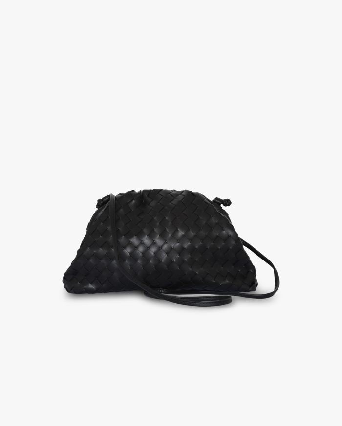 Aya Large Clutch - Black