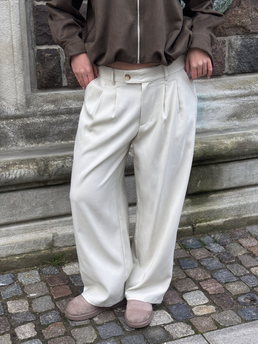 Nora Pants - Foam White