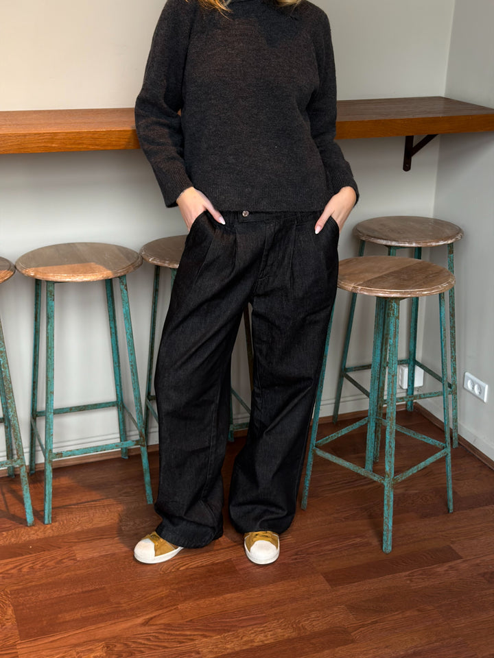 Nora Denim Jeans - Black Rinse