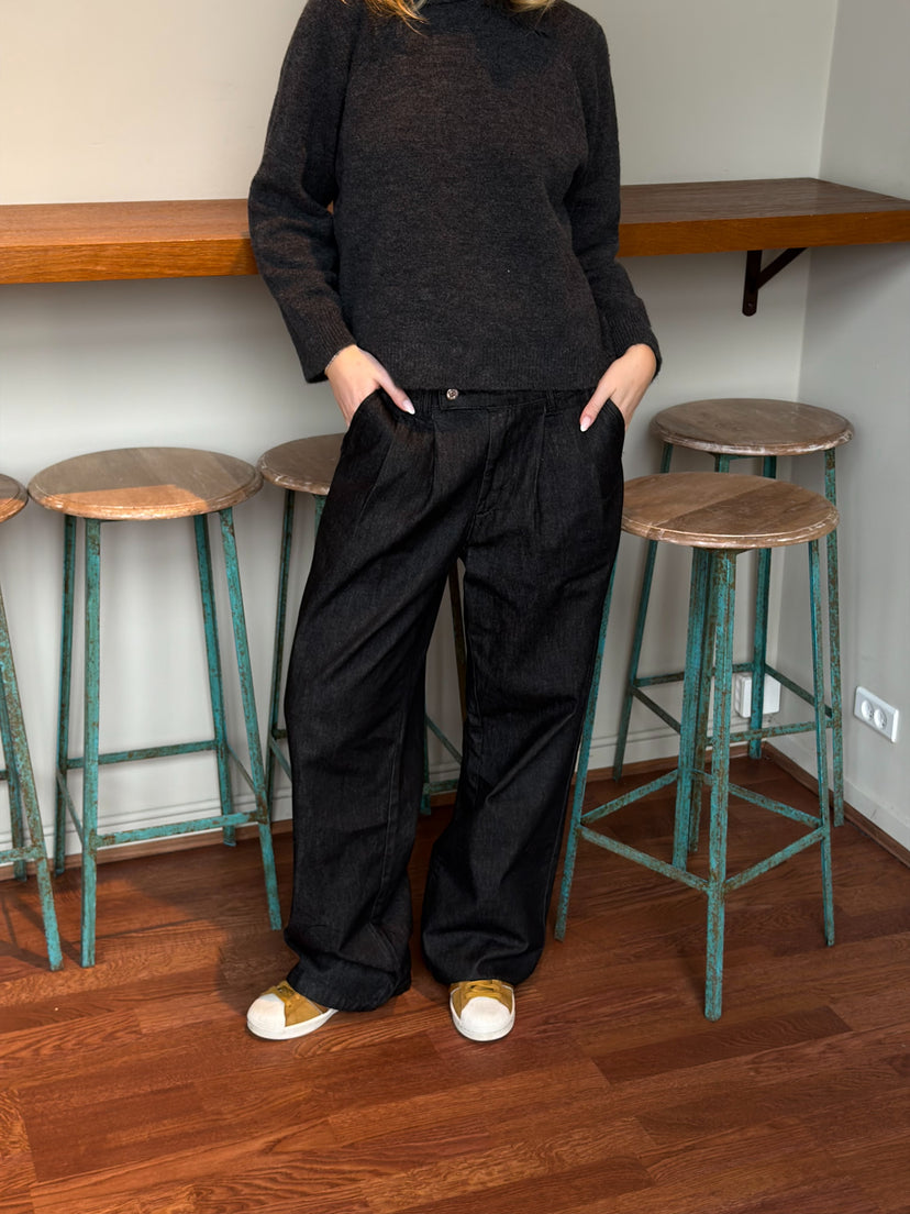 Nora Denim Jeans - Black Rinse