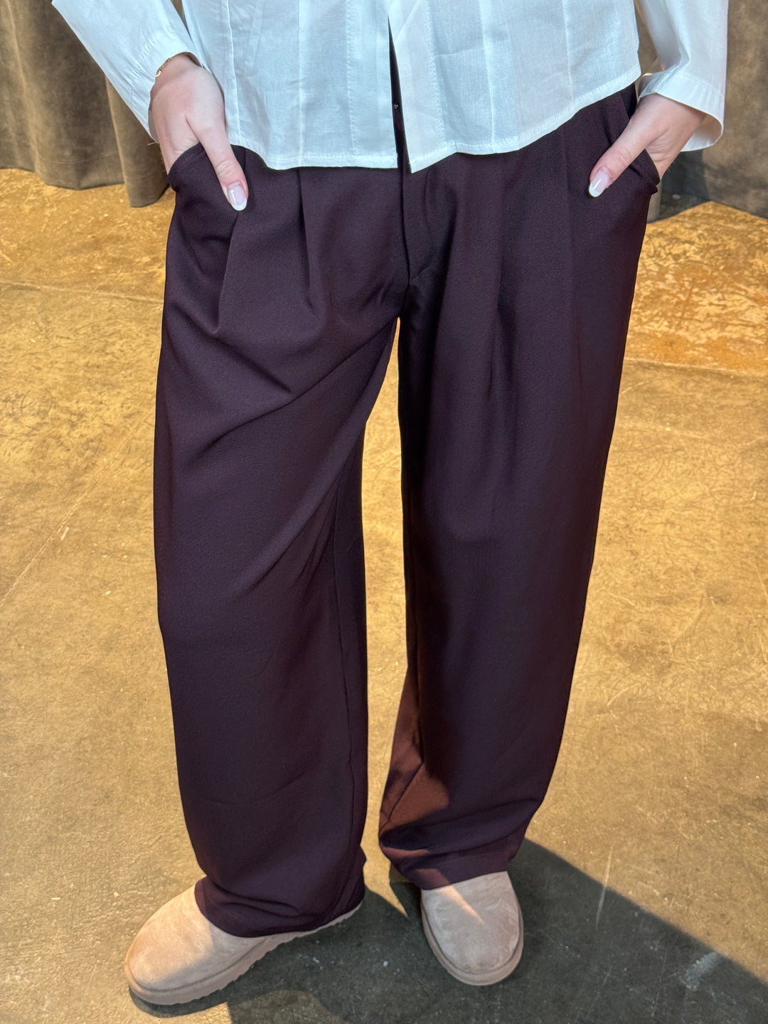 Nora Pants - Plum