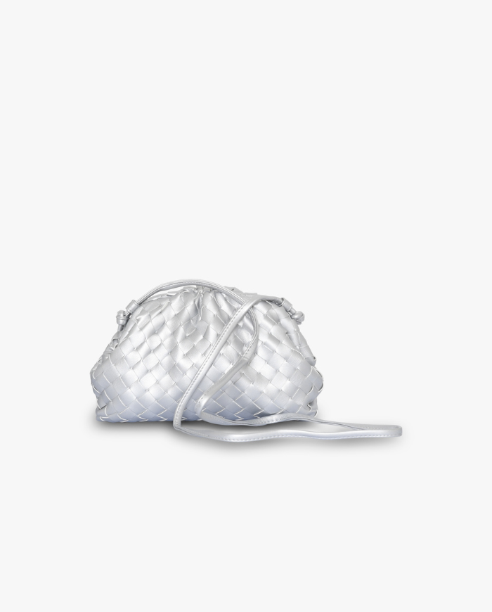 Aya Small Clutch - Silver