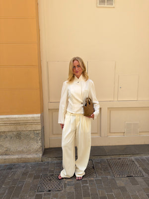 Nora Pants - Raw White