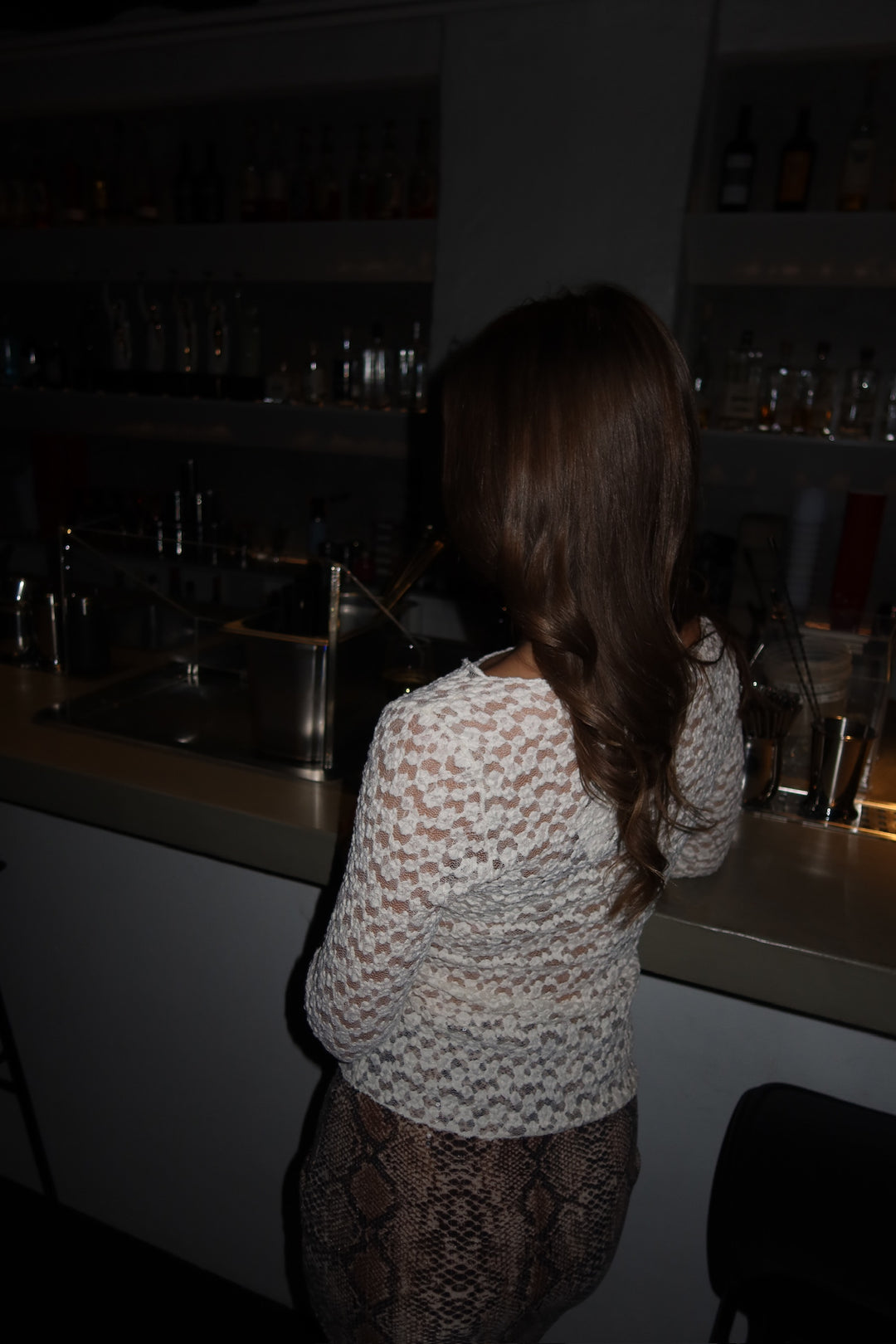 Elisa Lace Boatneck Top - Off White