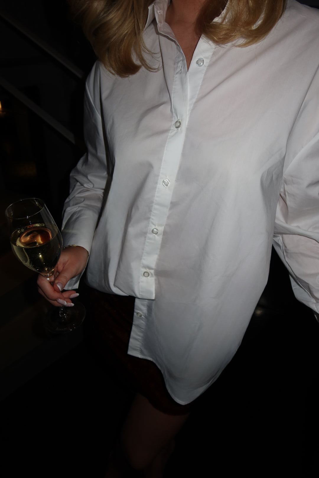 Chloe Oversized Shirt - White