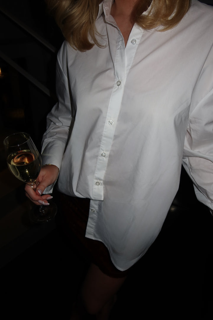 Chloe Oversized Shirt - White