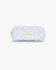 Small Makeup Bag - Blue Bow Check