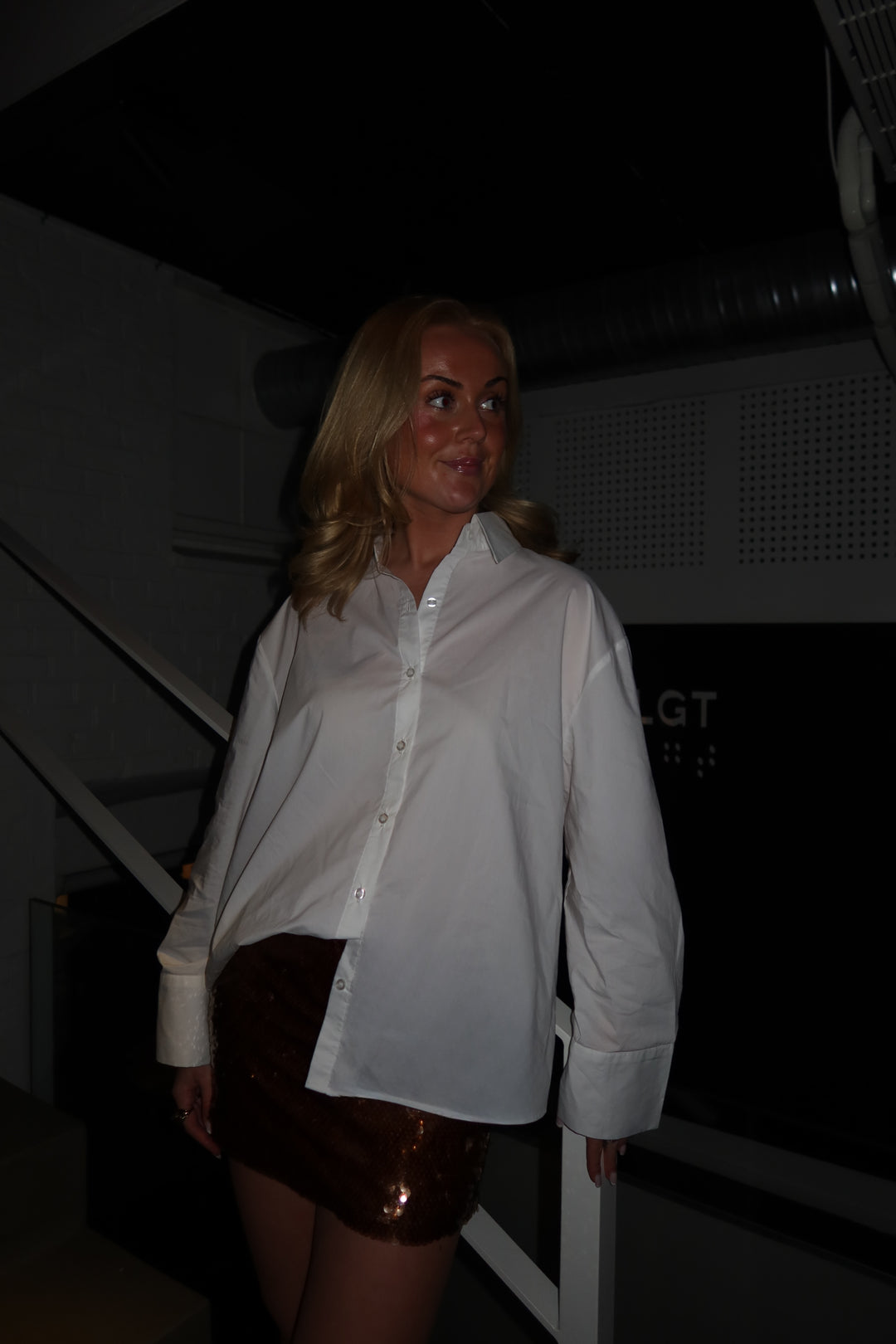 Chloe Oversized Shirt - White