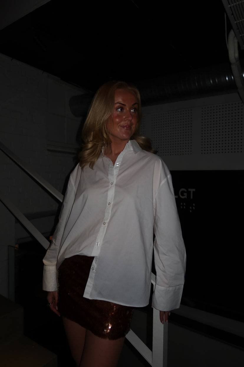 Chloe Oversized Shirt - White