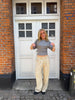 Klara Waisted Top - Taupe