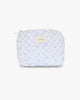Medium Makeup Bag - Blue Bow Check