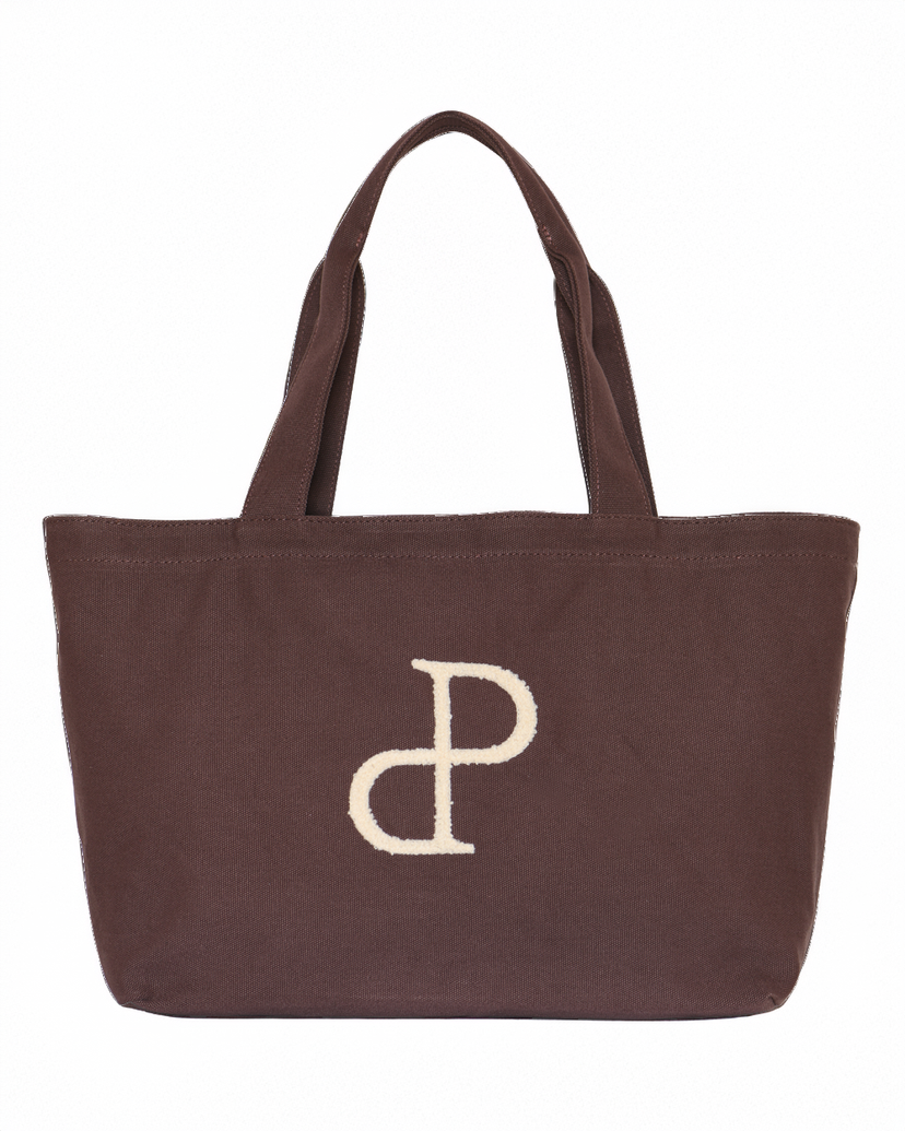 Preloved Vilma Tote Bag Medium - Dark Brown/Mini Logo