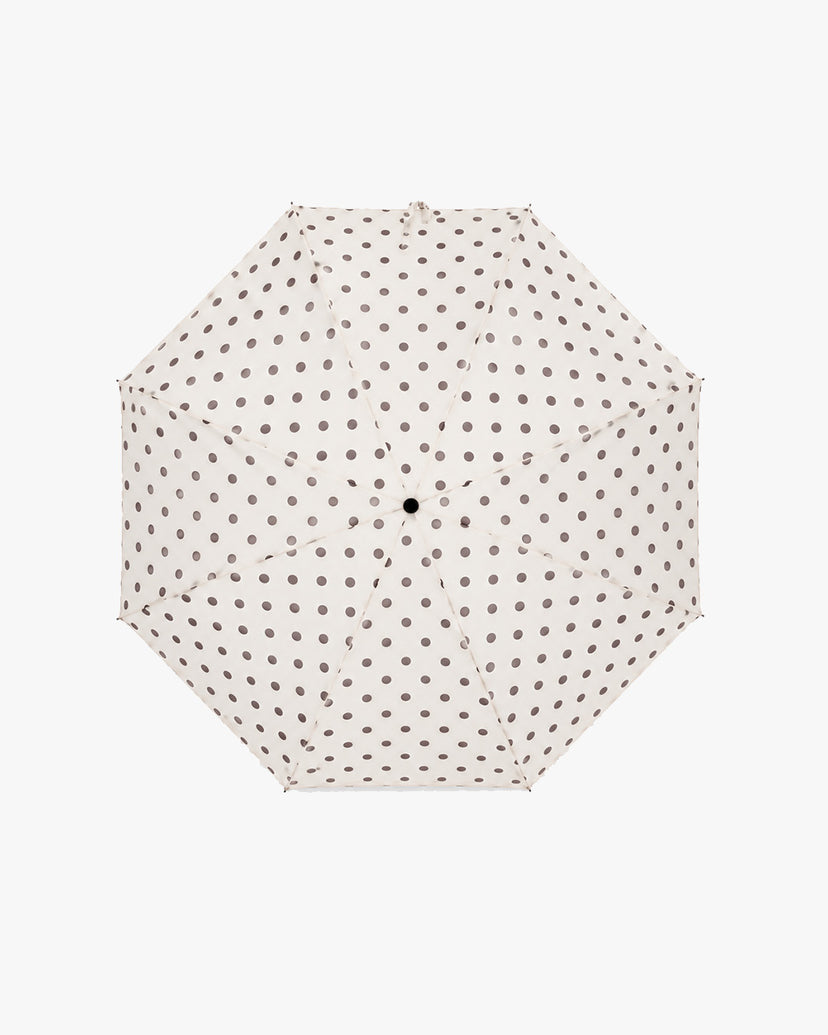 Pitaya Umbrella - Beige/Dark Brown Dot