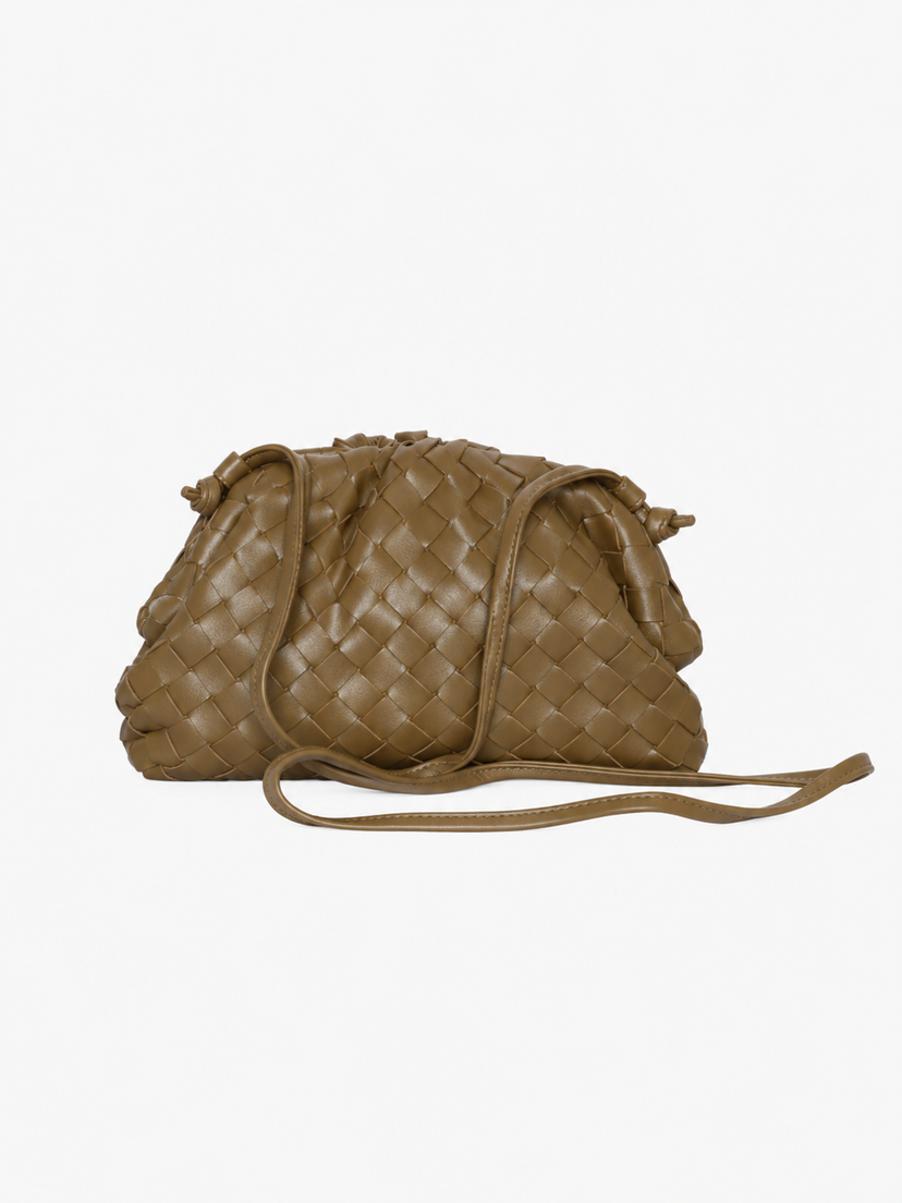 Aya Small Clutch - Dark Olive