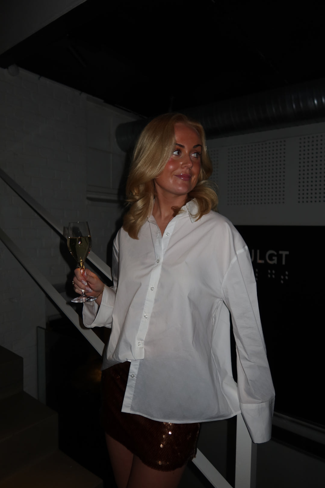 Chloe Oversized Shirt - White