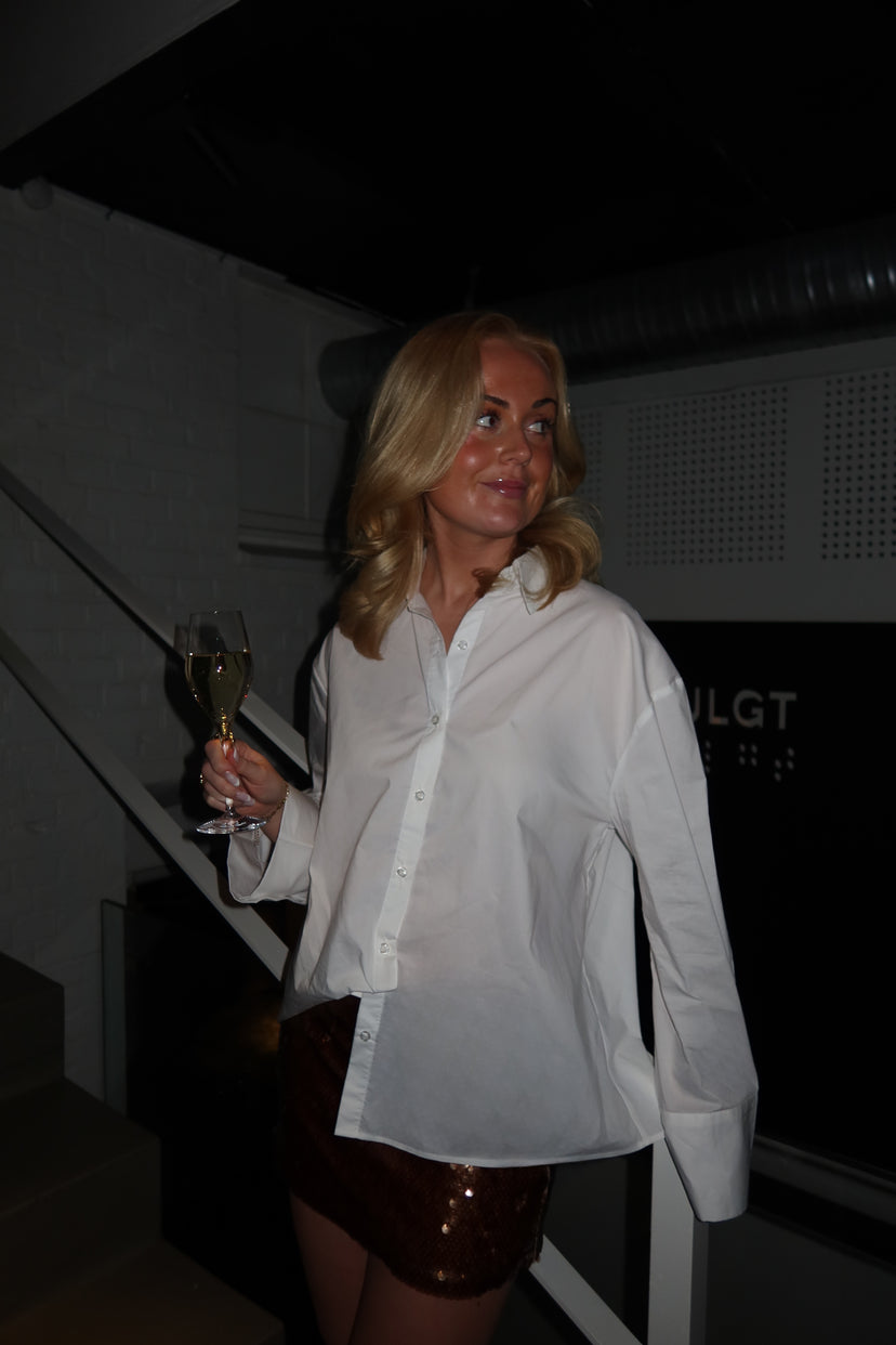 Chloe Oversized Shirt - White