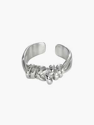 Violet Knot Ring - Stainless Steel
