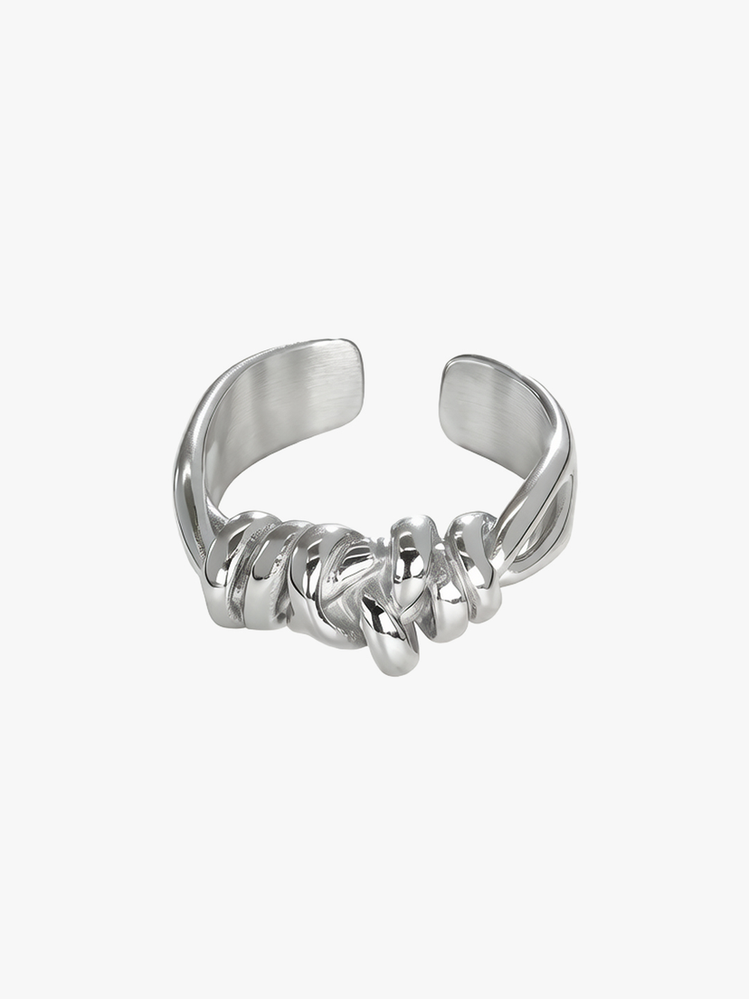 Violet Knot Ring - Stainless Steel