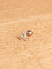 Letter Mini Earring - Silver