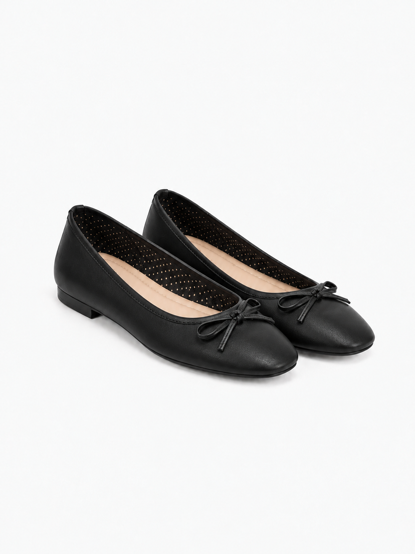 Dora Bow Ballerina - Black