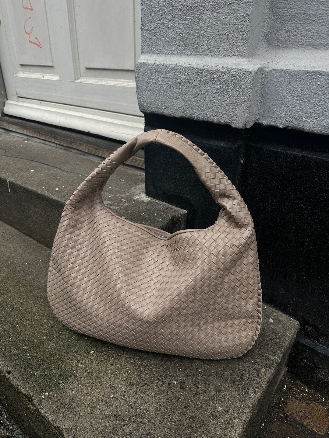 Charlotte-Tasche – Dunkelbeige