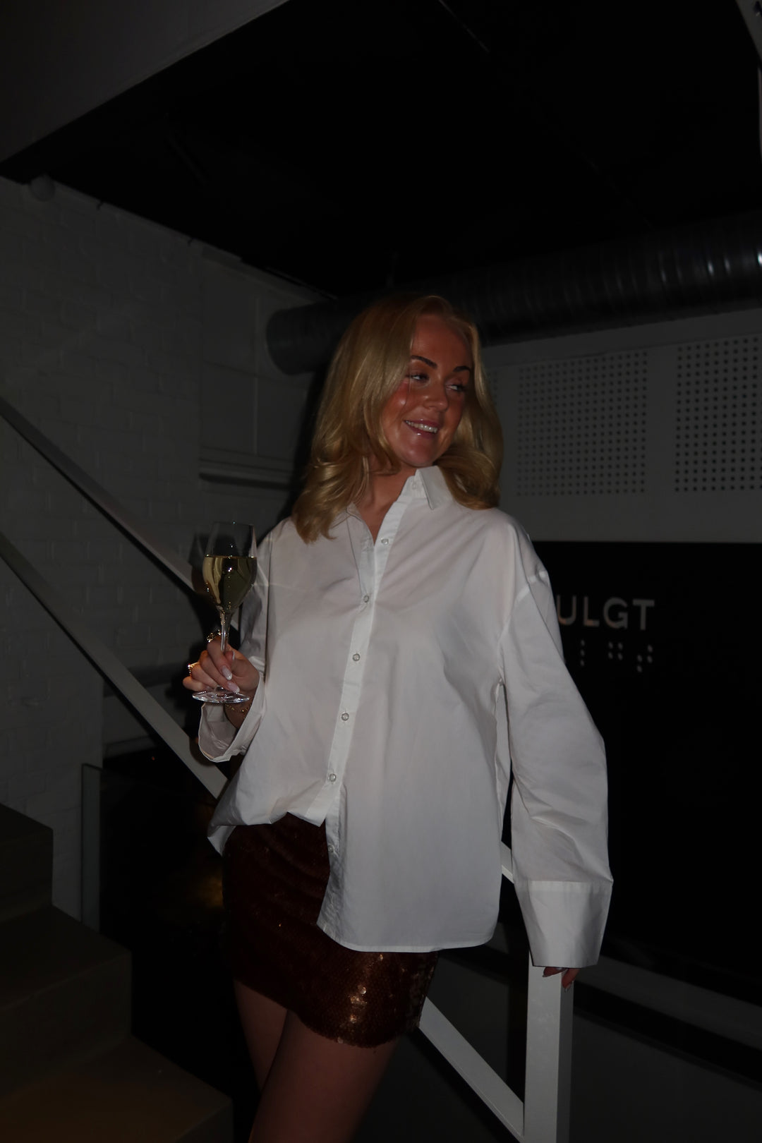 Chloe Oversized Shirt - White