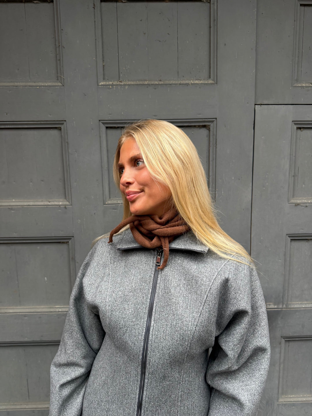 Carla Scarf - Chocolate Brown