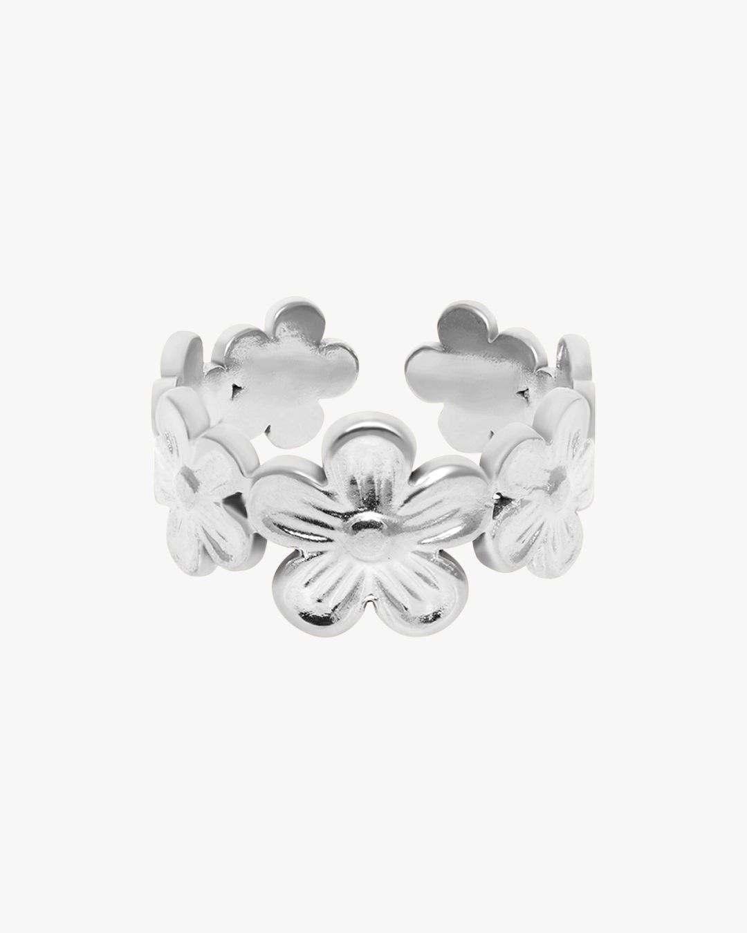 Rosie Ring - Silver Plated