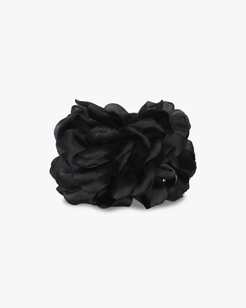Flower Hairclip - Black