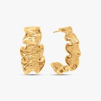 Freya Mushroom Earrings - Gold