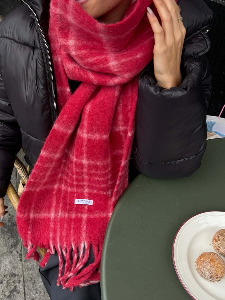 Alice Large Scarf - Red