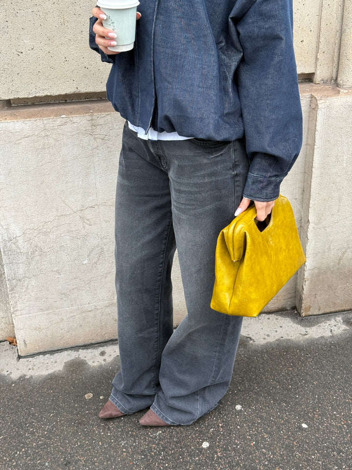 Asta Handbag - Dark Mustard