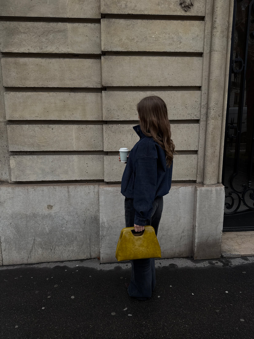 Asta Handbag - Dark Mustard