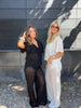 Rosa Crochet Pants - Off White