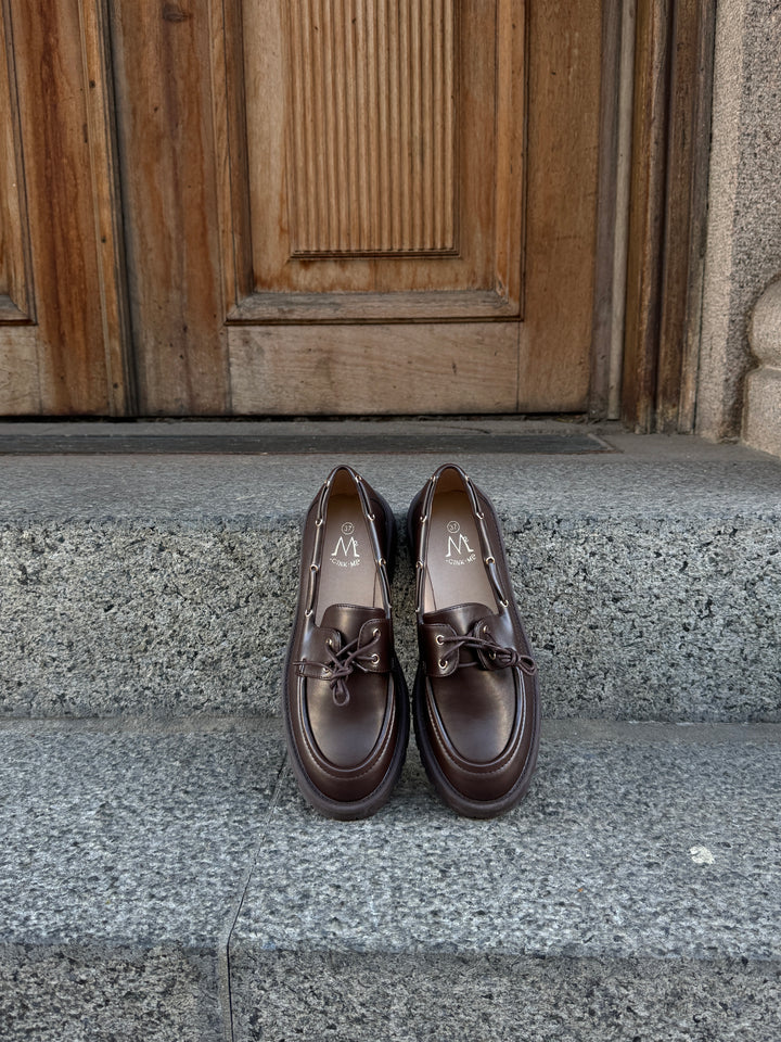 Jolene Sailing Loafer - Dark Brown