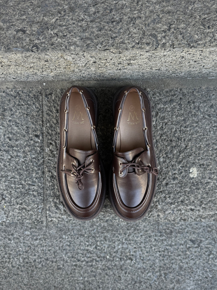 Jolene Sailing Loafer - Dark Brown