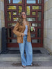 Agnes Faux Suede Blazer - Cognac Brown