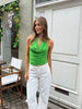 Molly Mesh Top - Avocado