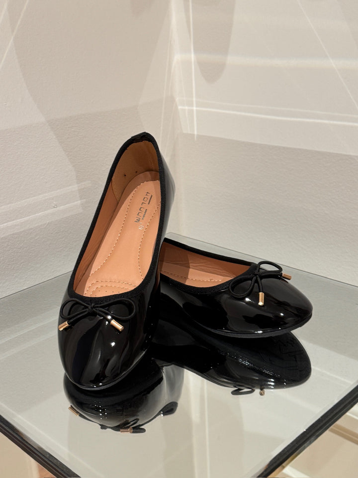 Sarah Shiny Ballerina - Black