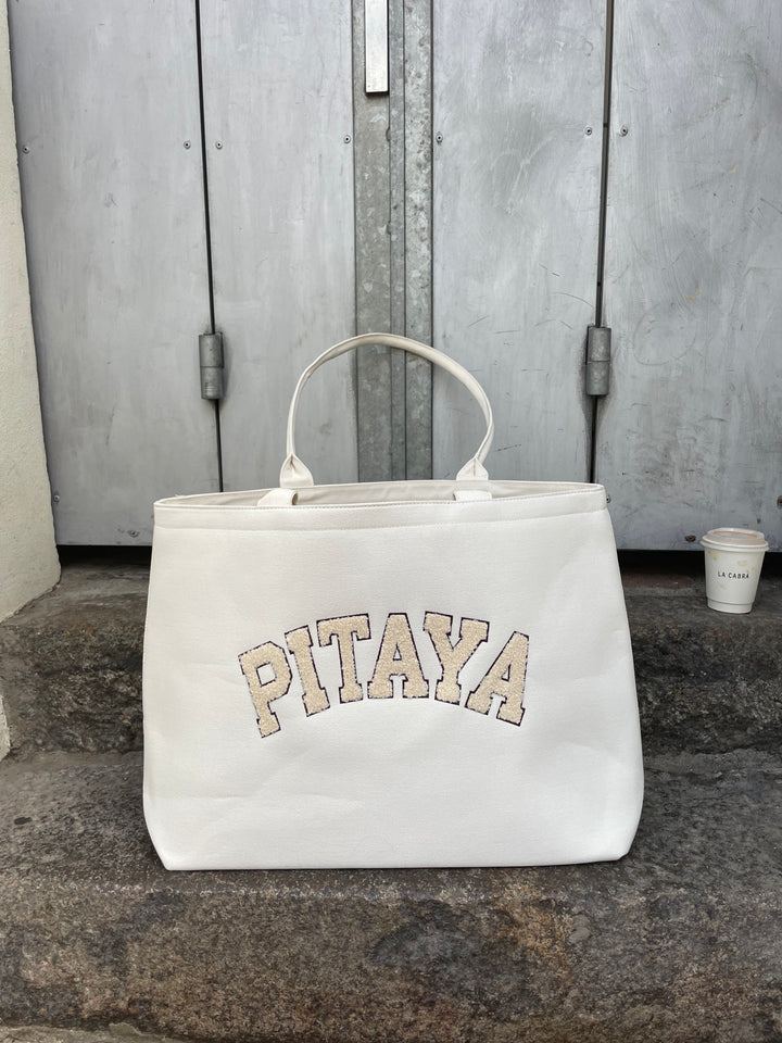Vilma Tote Bag XL - Off White Teddy