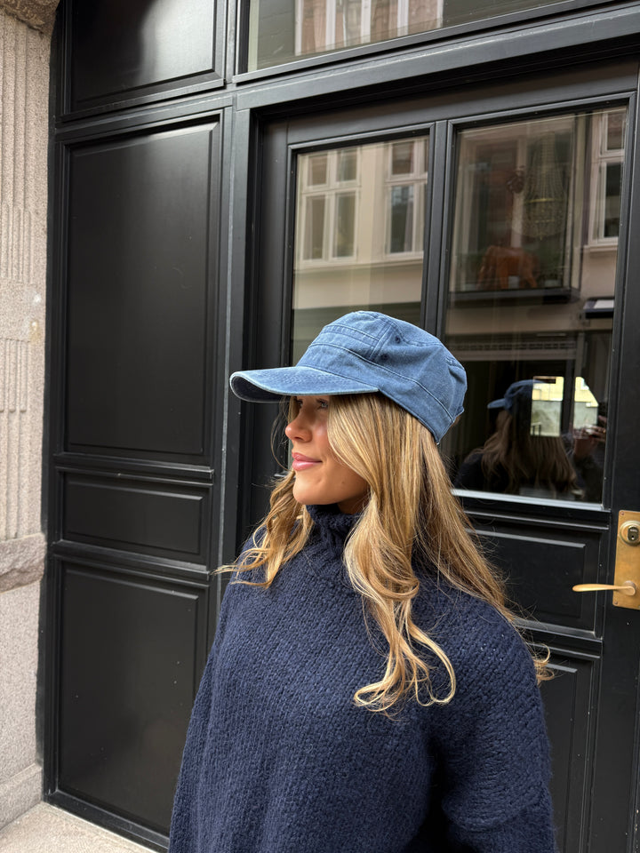 Elsa Washed Cap - Denim Blue