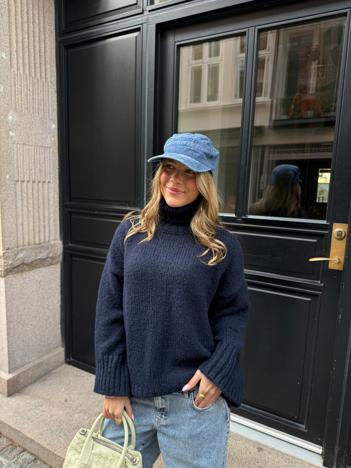 Elsa Washed Cap - Denim Blue